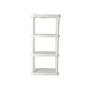 4 TIER SHELF 14X22X48" SOLID WHITE 4 TIER SHELF 14X22X48" SOLID WHITE